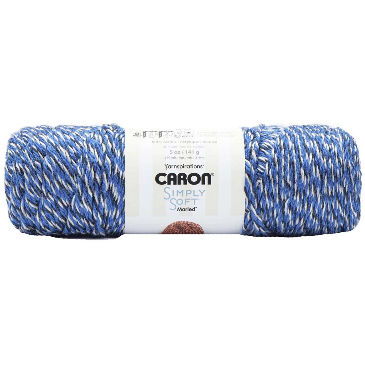 Caron Simply Soft Marled-Bag Of 3 Yarn Pack