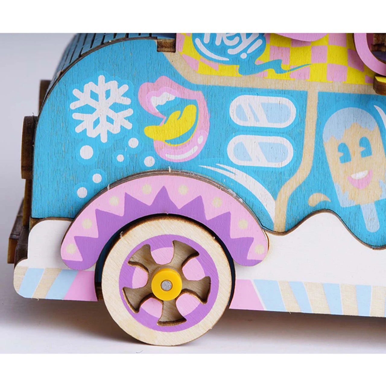 Robotime Moving Flavor Model - Wood 4 Robotime Moving Flavor Model - Wood - Image 2