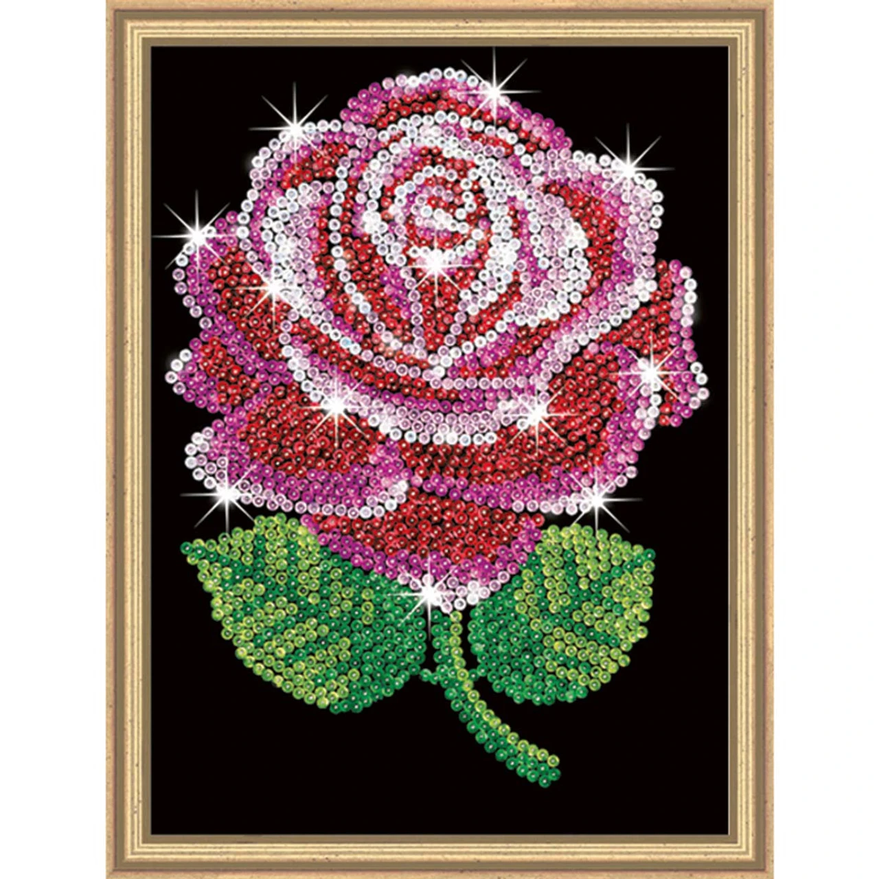 KSG Crafts Red Rose Sequin Kit 3 KSG Crafts Red Rose Sequin Kit