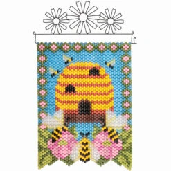 Herrschners Bee-utiful Hive Pony Bead Kit