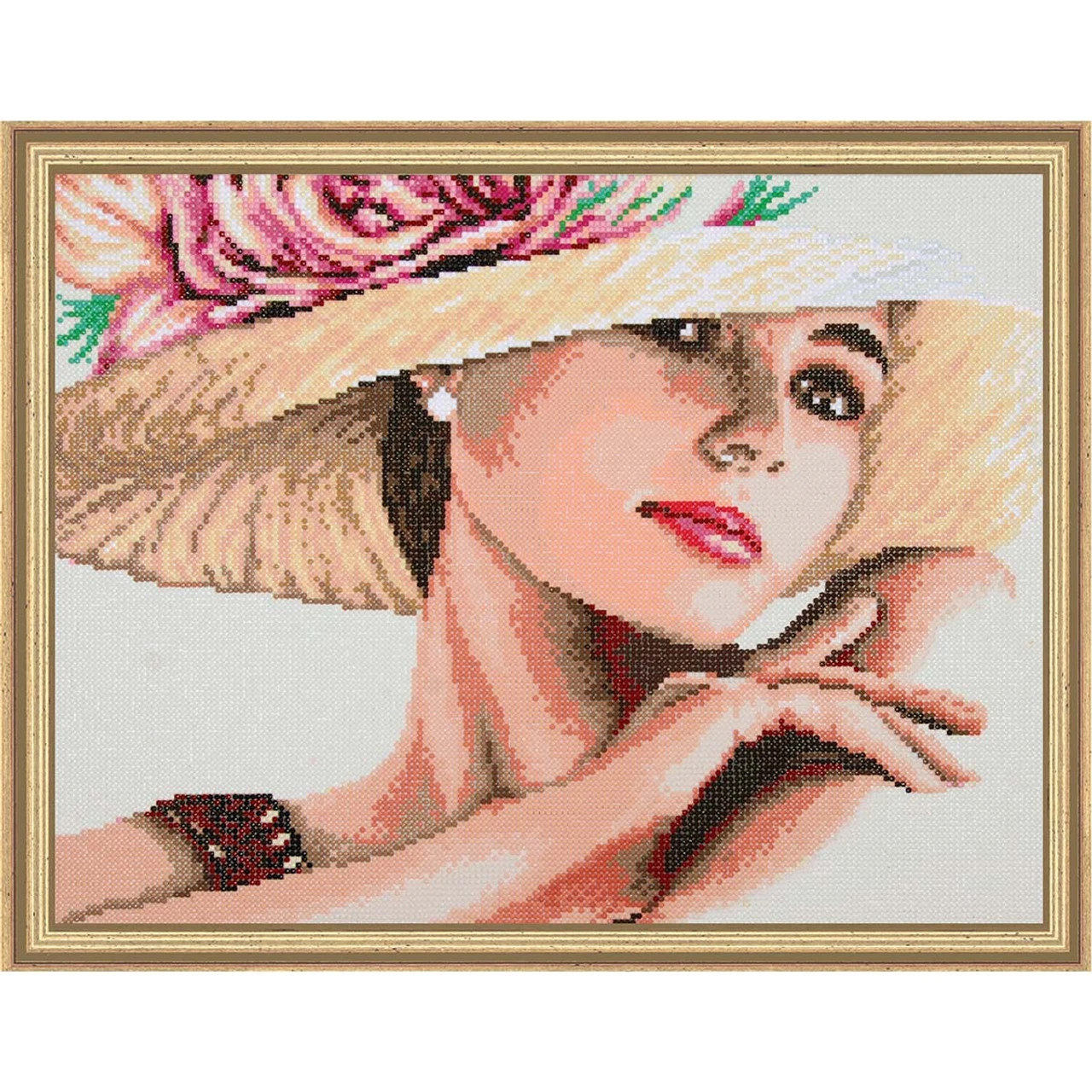 Lanarte Lady With Hat Diamond Painting 3 Lanarte Lady With Hat Diamond Painting
