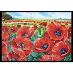 Diamond Dotz Red Poppy Field Diamond Painting