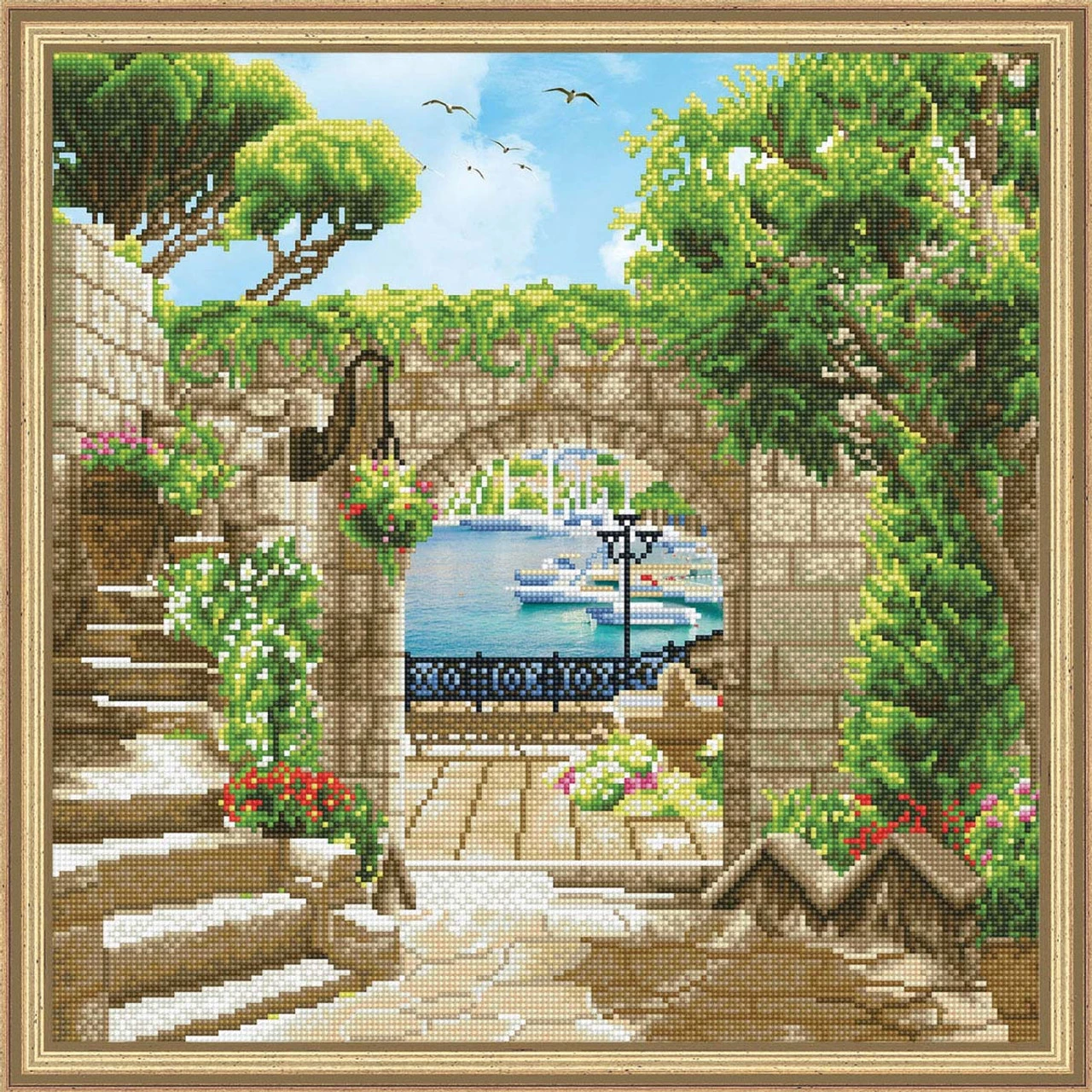 Diamond Dotz Mediterranean Stroll Diamond Painting 3 Diamond Dotz Mediterranean Stroll Diamond Painting