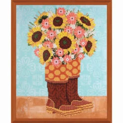 Diamond Art Fall Sunflowers Diamond Painting
