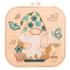 Leisure Arts Gnome Butterflies Wood Stitchery -Robotime Zone 041873 99511.1693614539