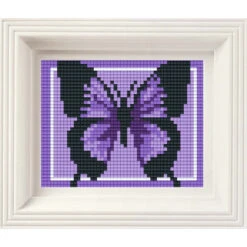 PixelHobby Purple Butterfly Mosaic Art Kit