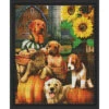 PixelHobby Autumn Puppies Mosaic Art Kit -Robotime Zone 041927 27199.1653690614
