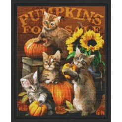 PixelHobby Autumn Kittens Mosaic Art Kit