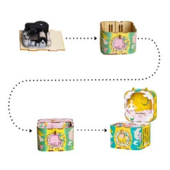 Robotime Dancing Ballerina Music Box Model - Wood -Robotime Zone 042452 6 54178.1664848053