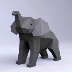Papercraft World Elephants Model - Paper -Robotime Zone 042572 3 26351.1693397686