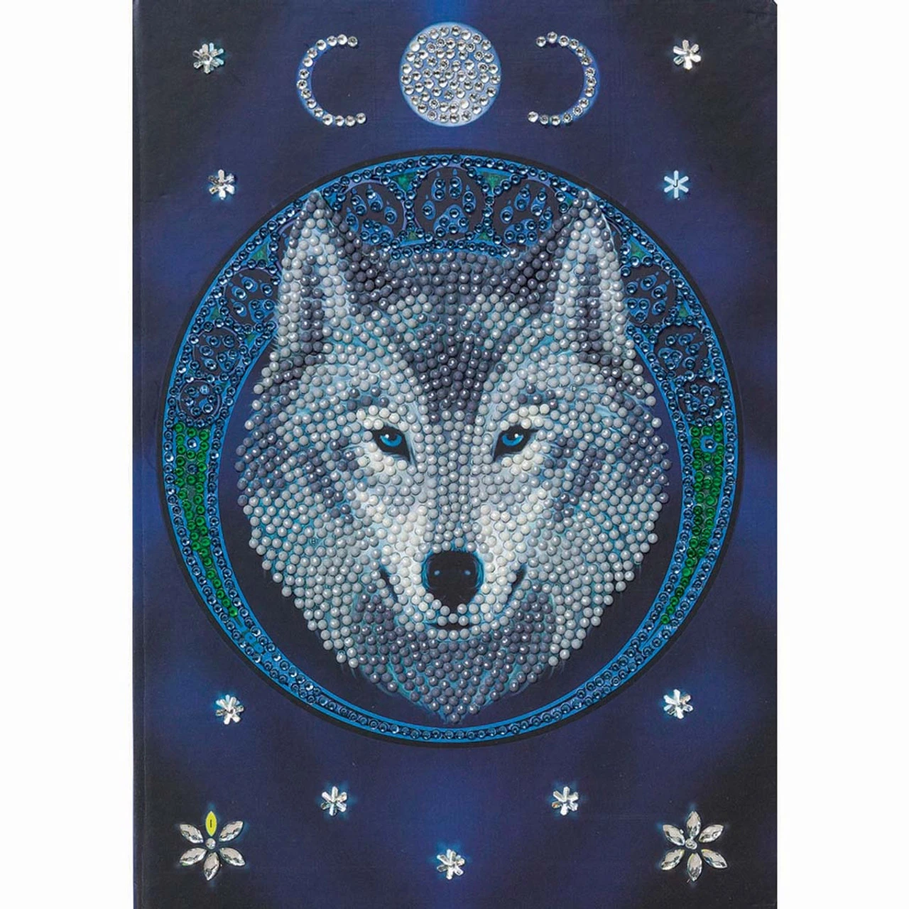Crystal Art Lunar Wolf Notebook Diamond Painting 3 Crystal Art Lunar Wolf Notebook Diamond Painting