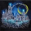 Crystal Art Moon Over Hogwarts Diamond Painting -Robotime Zone 042588 29987.1693397722