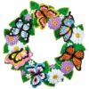 Bucilla Butterfly Garden Wreath Felt & Sequin Kit -Robotime Zone 042650 45741.1675824666