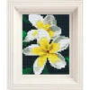 PixelHobby White Frangipani Mosaic Art Kit