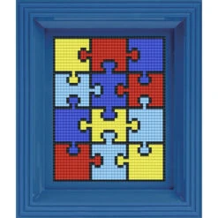 PixelHobby Autism Awareness Puzzle Pieces Mosaic Art Kit
