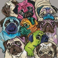 Diamond Dotz World Of Pugs Diamond Painting