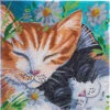 Crystal Art Sleepy Cats Diamond Painting 1 Crystal Art Sleepy Cats Diamond Painting -Robotime Zone 043162 16605.1683039726
