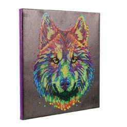Crystal Art Colorful Wolf Diamond Painting -Robotime Zone 043164 2 14550.1696263422