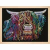 KSG Crafts Highland Cow Sequin Kit -Robotime Zone 043219 27463.1686202075