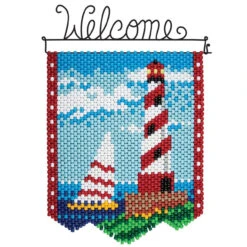 Herrschners Summer Lighthouse Pony Bead Kit -Robotime Zone 043518 2 45472.1693398207