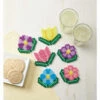 Herrschners Flower Blossoms Coasters Pony Bead Kit -Robotime Zone 043558 90316.1693398277