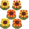 Herrschners Bold Sunflowers Coasters Pony Bead Kit -Robotime Zone 043576 01163.1693398320