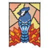 Herrschners Stained Glass Blue Jay Pony Bead Kit -Robotime Zone 043683 95417.1693398587