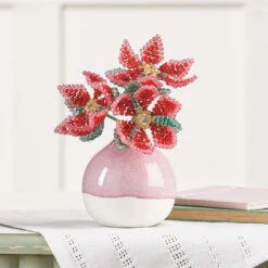 Herrschners Jeweled Blooms Beading Kit