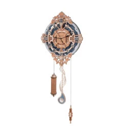 Robotime Romantic Note Wall Clock Model - Wood