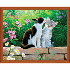 Collection D'Art Cat Morning Diamond Painting