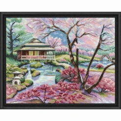 Collection D'Art Colorful Sakuras Diamond Painting