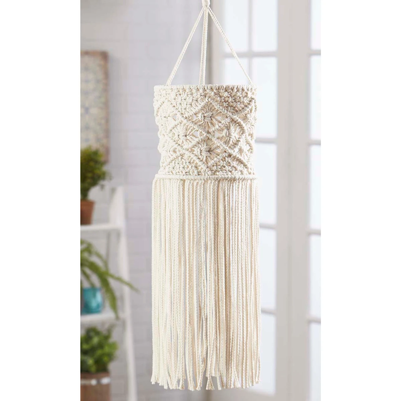 Herrschners Ocean Breeze Windsock Macrame 3 Herrschners Ocean Breeze Windsock Macrame