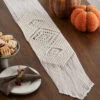 Herrschners Diamond Trellis Table Runner Macrame -Robotime Zone 048334 17146.1693399584