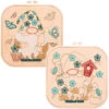 Leisure Arts Gnome Butterflies & Gnome Birds, Set Of 2 Wood Stitchery 1 Leisure Arts Gnome Butterflies & Gnome Birds, Set Of 2 Wood Stitchery -Robotime Zone 049987 53309.1693616953