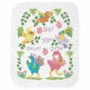 Baby By Herrschners Tropical Birds Baby Quilt Stamped Cross-Stitch -Robotime Zone 050608 33266.1693401138