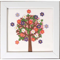 Herrschners Spring Tree With Frame Stamped For Painting