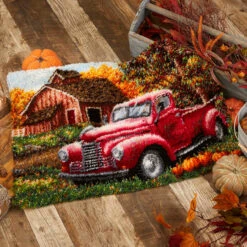 Herrschners Old Country Truck Latch Hook Kit -Robotime Zone 131936 2 51235.1693411260