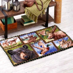 Herrschners Northwoods Montage Latch Hook Kit