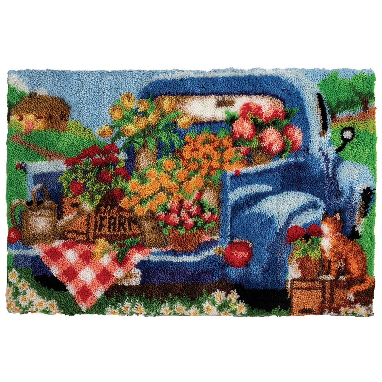 Herrschners Petal Pickup Latch Hook Kit 3 Herrschners Petal Pickup Latch Hook Kit