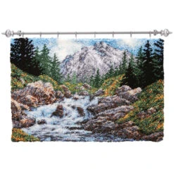 Herrschners Mountain Stream Latch Hook Kit