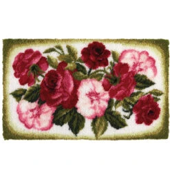 Herrschners Chintz Rose Array Latch Hook Kit