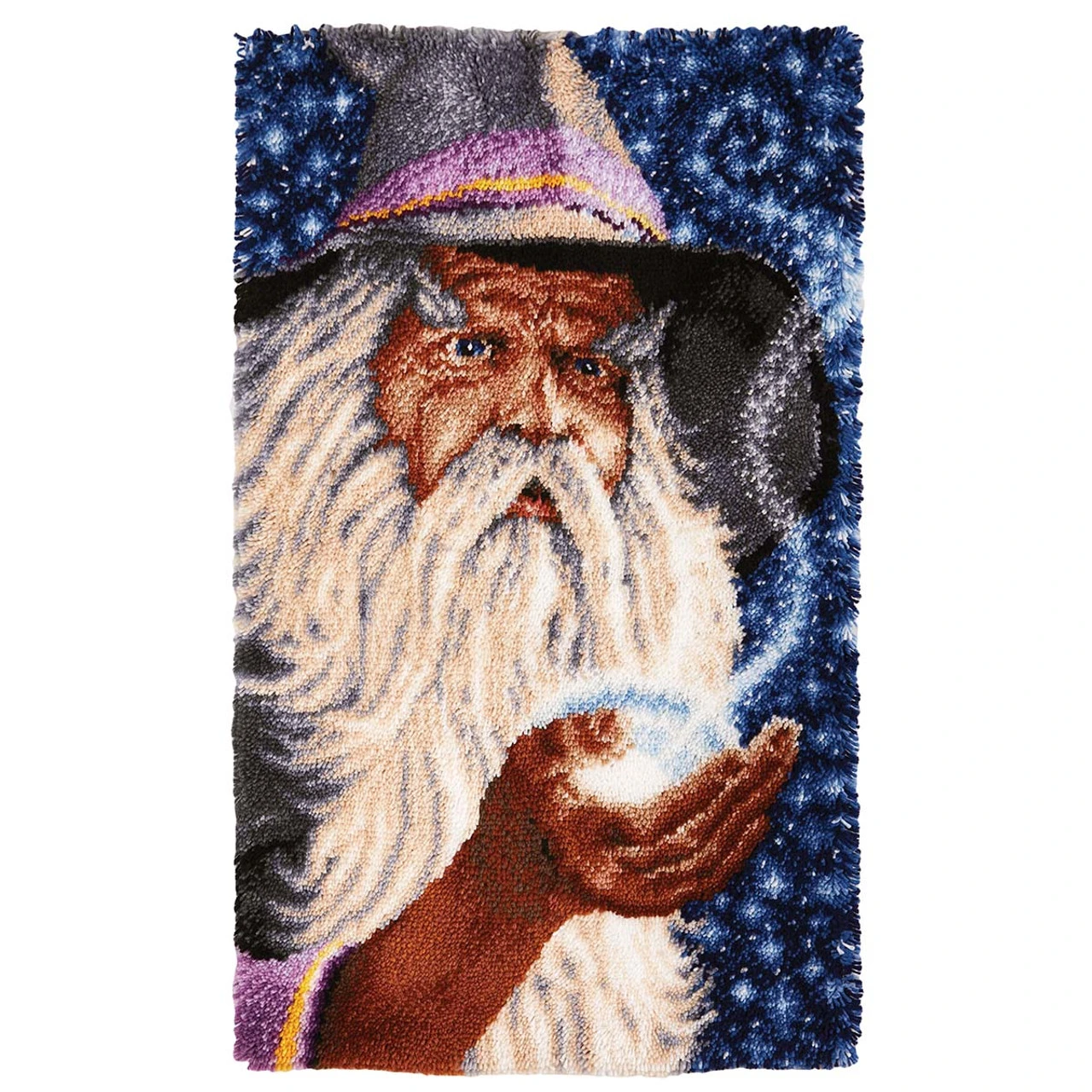 Herrschners The Wise Wizard Latch Hook Kit 3 Herrschners The Wise Wizard Latch Hook Kit