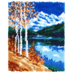 Vervaco Autumn Landscape Latch Hook Kit