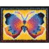 WonderArt Butterfly Fantasy Latch Hook Kit -Robotime Zone 134125 12348.1693412018