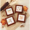 Herrschners Classic Fall Coasters Stamped Embroidery Kit 1 Herrschners Classic Fall Coasters Stamped Embroidery Kit -Robotime Zone 142390 28027.1693415163
