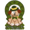 Herrschners Lucky Irish Pup Wall Hanging Plastic Canvas Kit