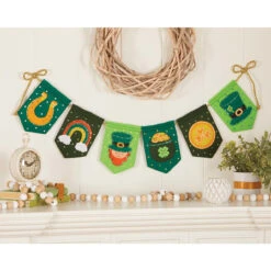 Felt Street Luck Of The Irish Banner Felt & Sequin Kit