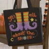 Herrschners All About The Shoes Canvas Tote Bag Stamped Cross-Stitch Kit -Robotime Zone 170485 96118.1693417231