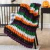 Herrschners Happy Haunting Afghan Crochet Kit 2 Herrschners Happy Haunting Afghan Crochet Kit -Robotime Zone 176177 06315.1693418202