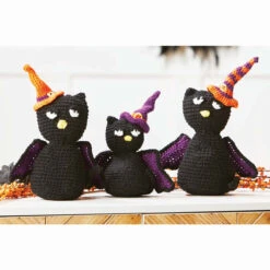 Herrschners Witchy Cat Trio Crochet Kit